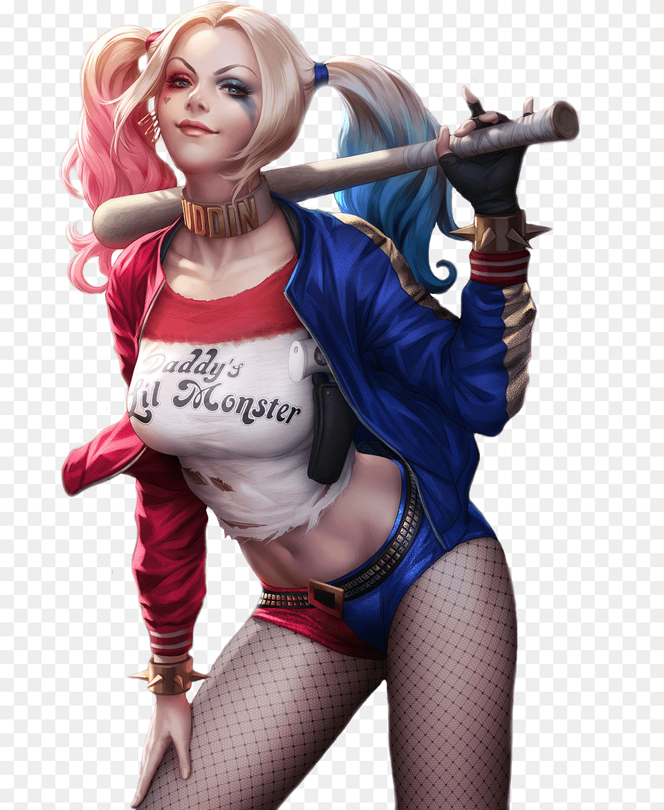 Harley Quinn Sexy Daddys Little Monster, Adult, Person, Female, Costume Free Png Download