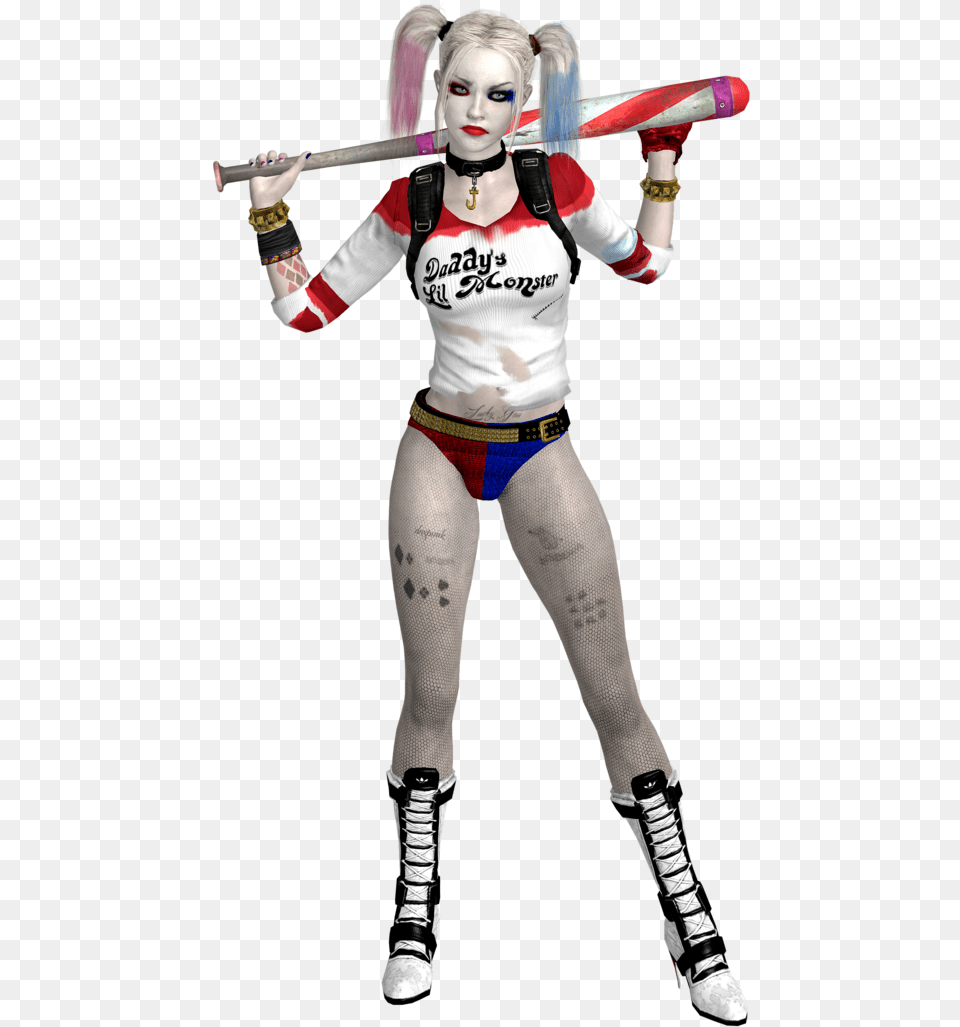 Harley Quinn Suicide Squad Harley Quinn, Weapon, Sword, Teen, Person Free Png