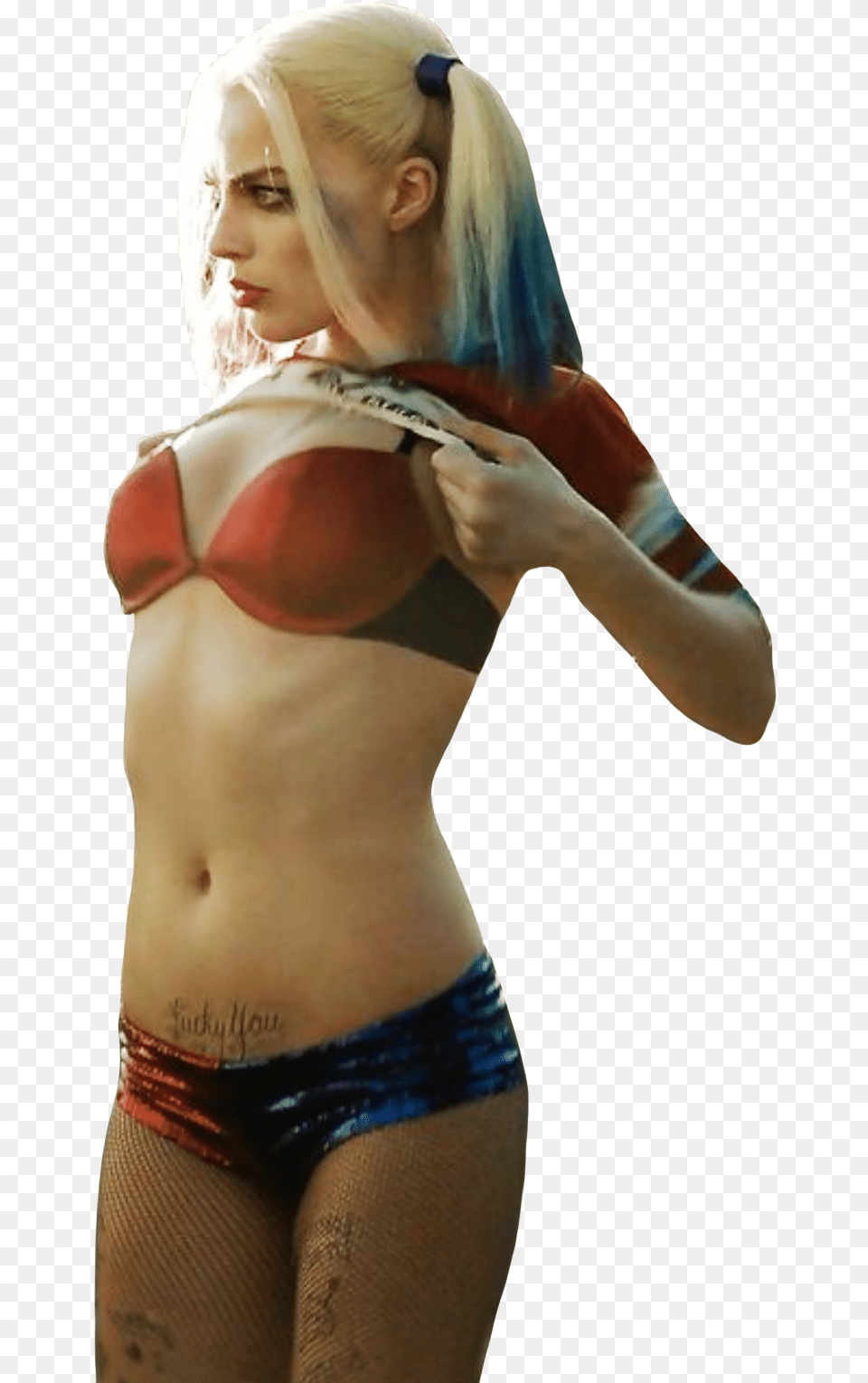 Harley Quinn Suicide Squad Margot Robbie Suicide Squad Scene, Clothing, Costume, Person, Hair Free Png