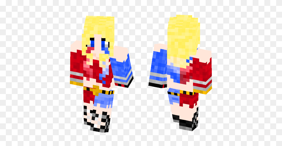 Harley Quinn Suicide Squad Minecraft Skin For, Boy, Child, Male, Person Png
