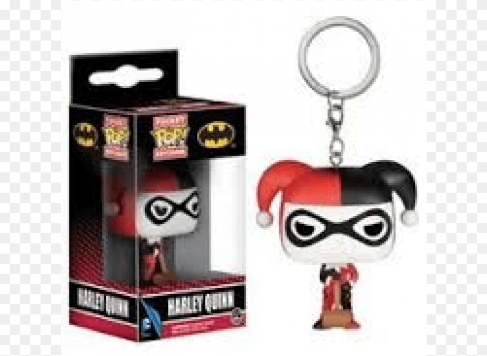 Harley Quinn The Psuedo Queen Keyring Multicolour Key Dc Pop Vinyl Keychain Harley Quinn, Person, Face, Head, Baby Free Png