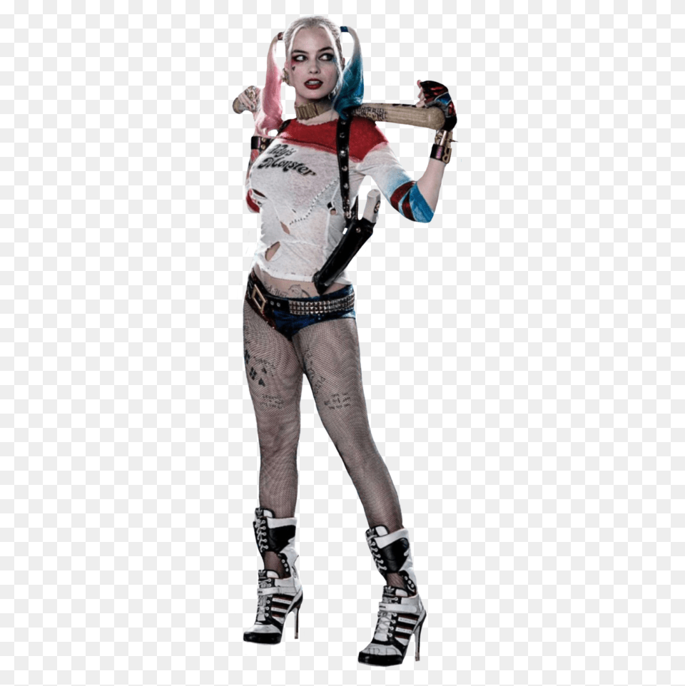 Harley Quinn Transparent, Clothing, Costume, Tattoo, Skin Free Png Download
