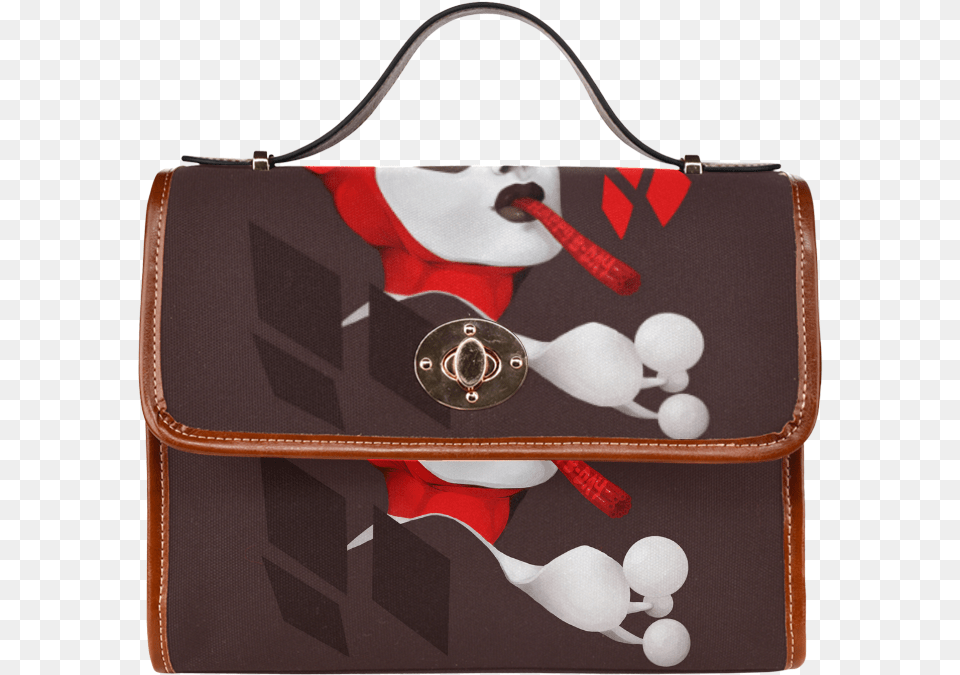 Harley Quinn Waterproof Designer Handbag Canvas Business Briefcase, Accessories, Bag, Purse Png Image