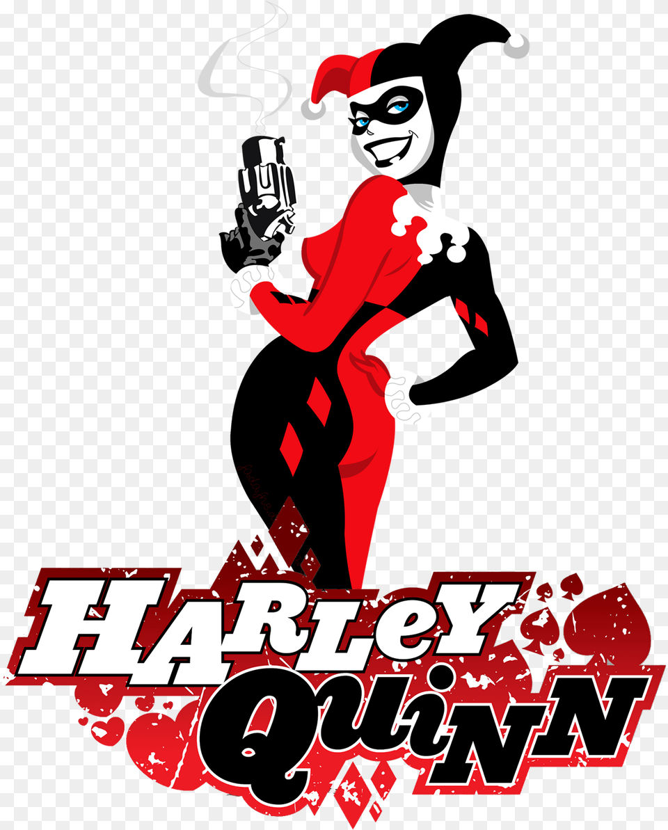 Harley Quinn Wheel Cartoon Harley Quinn Classic, Advertisement, Person, Poster, People Png Image