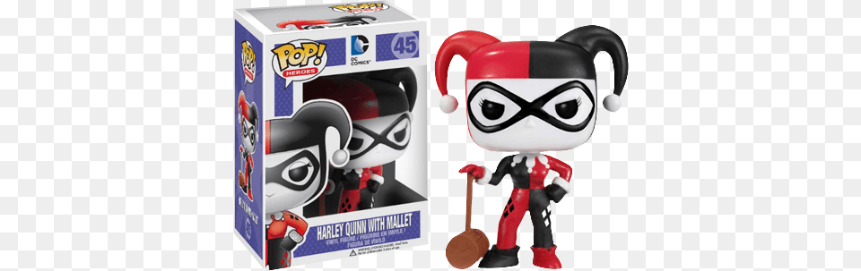 Harley Quinn With Mallet Us Exclusive Pop Vinyl Rs Harley Quinn Vinyl Pop, Figurine, Baby, Person Free Transparent Png