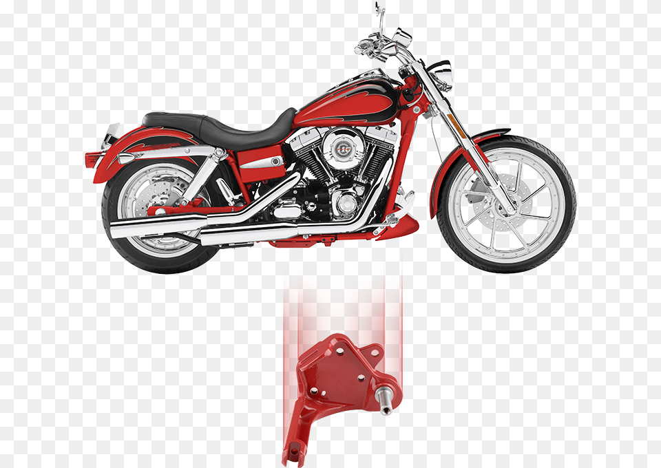 Harley Screamin Eagle Dyna Fxdse Harley Davidson Street Bob 2008, Machine, Spoke, Motorcycle, Vehicle Png Image