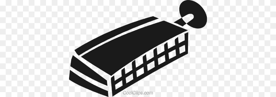Harmonica Royalty Vector Clip Art Illustration, Musical Instrument Png Image