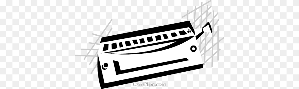 Harmonica Royalty Vector Clip Art Illustration, Musical Instrument Free Png Download