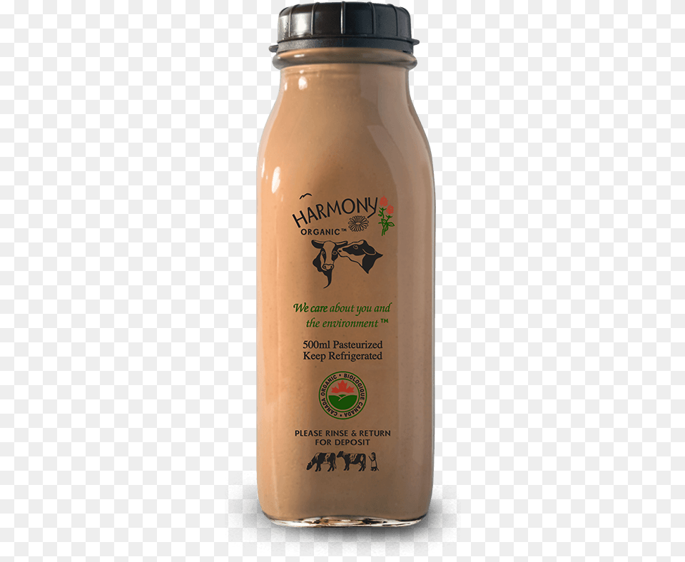 Harmony Organic Chocolate Milk, Bottle, Shaker, Food Free Transparent Png