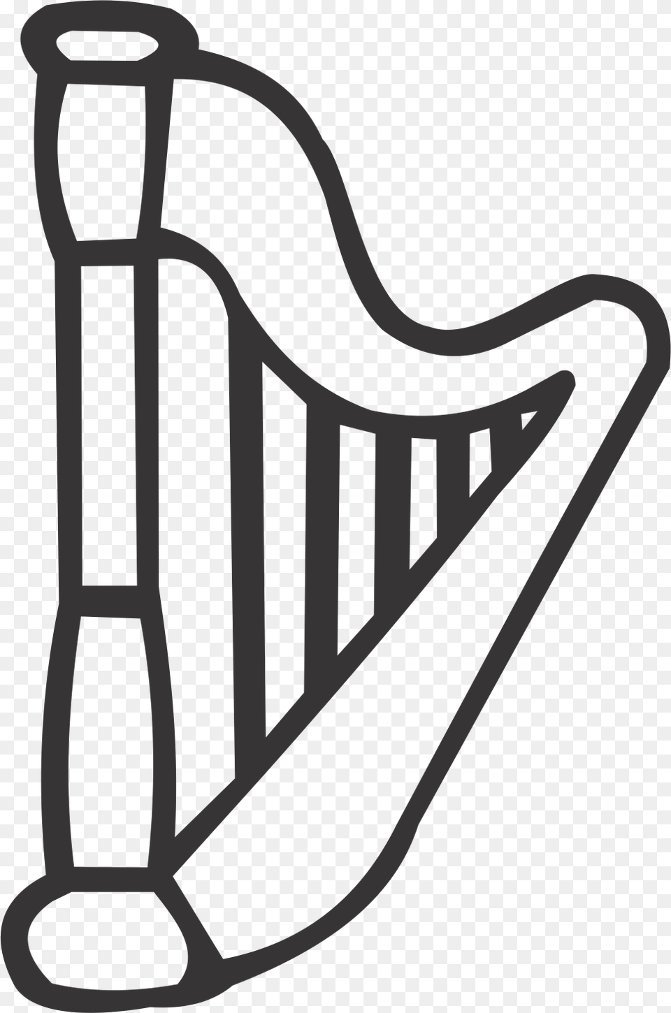 Harp, Musical Instrument, Bow, Weapon Free Transparent Png