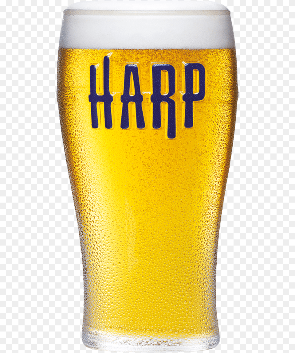 Harp Beer, Alcohol, Beer Glass, Beverage, Glass Free Png Download
