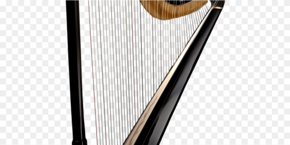 Harp Clipart Wood, Musical Instrument Free Transparent Png