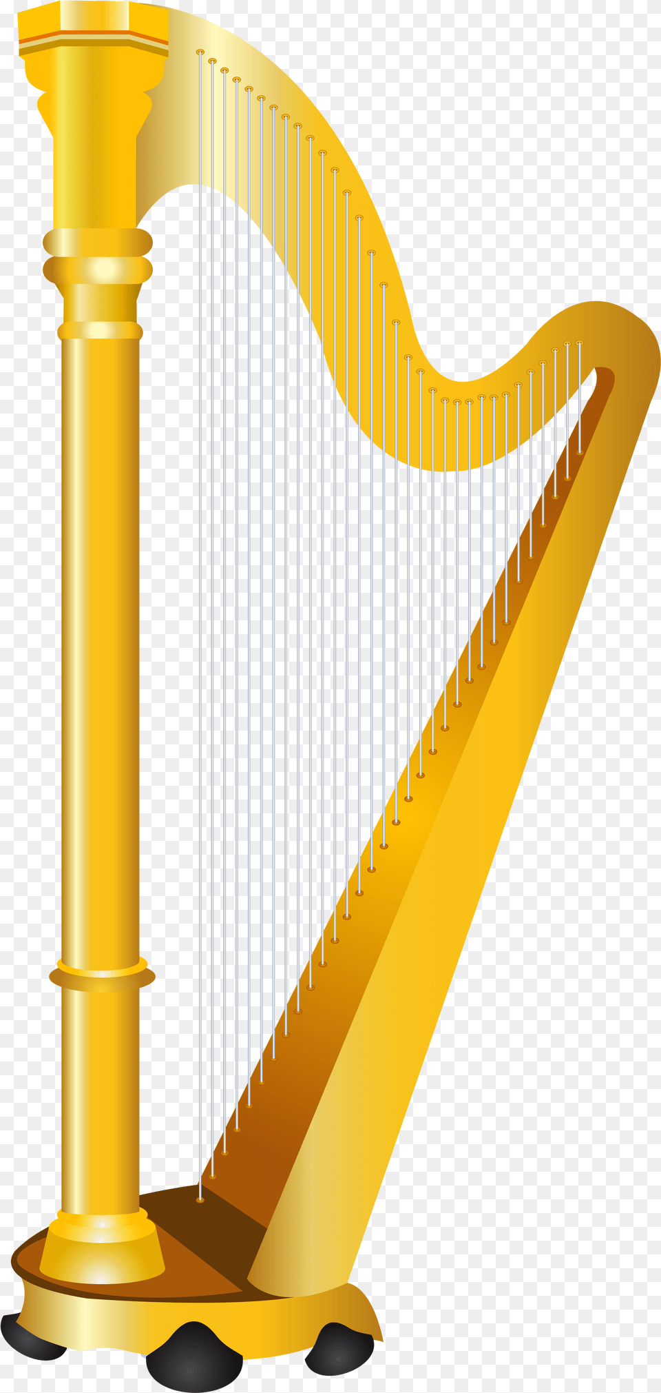 Harp Cliparts Jack And The Beanstalk Golden Harp Clipart, Musical Instrument Free Png