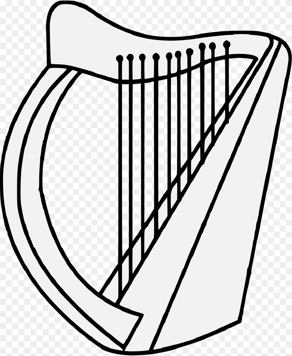 Harp Heraldry, Musical Instrument, Bow, Weapon Png