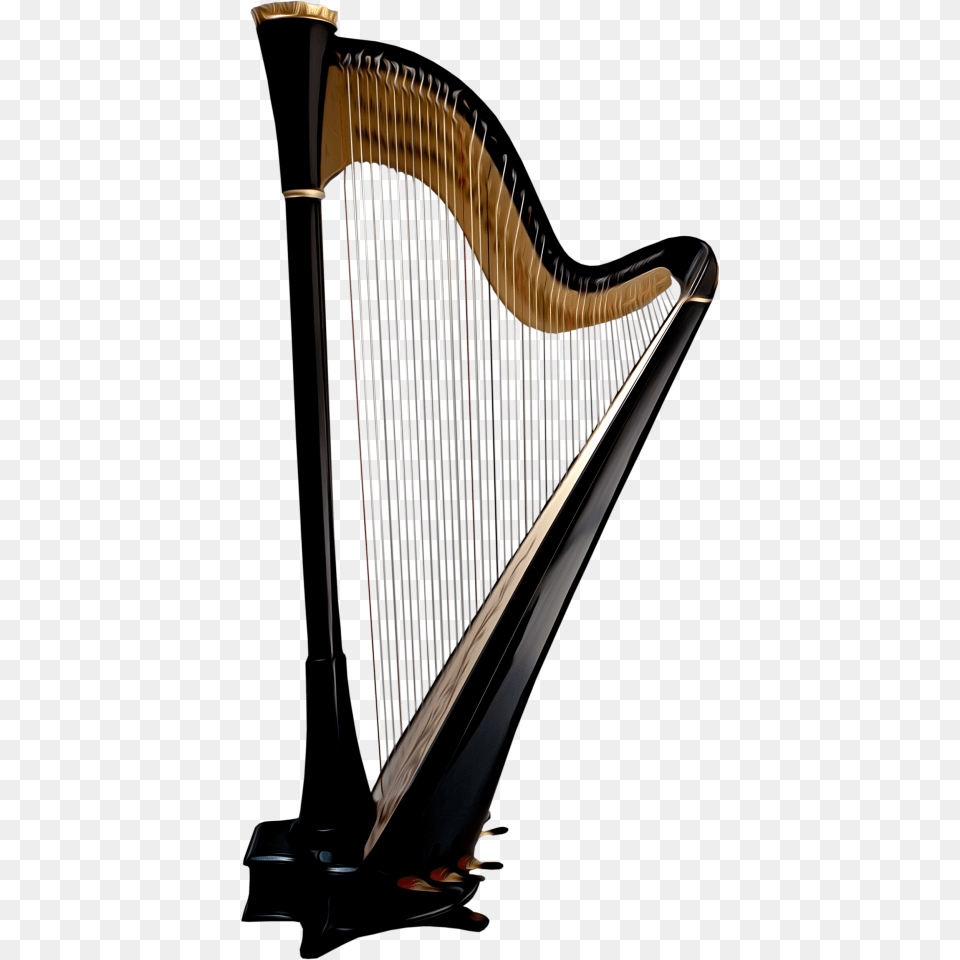 Harp Images Transparent Harp, Musical Instrument, Bow, Weapon Free Png