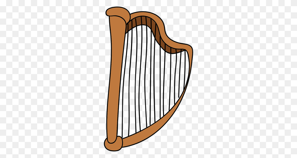 Harp Musical Instrument Doodle, Musical Instrument Png Image