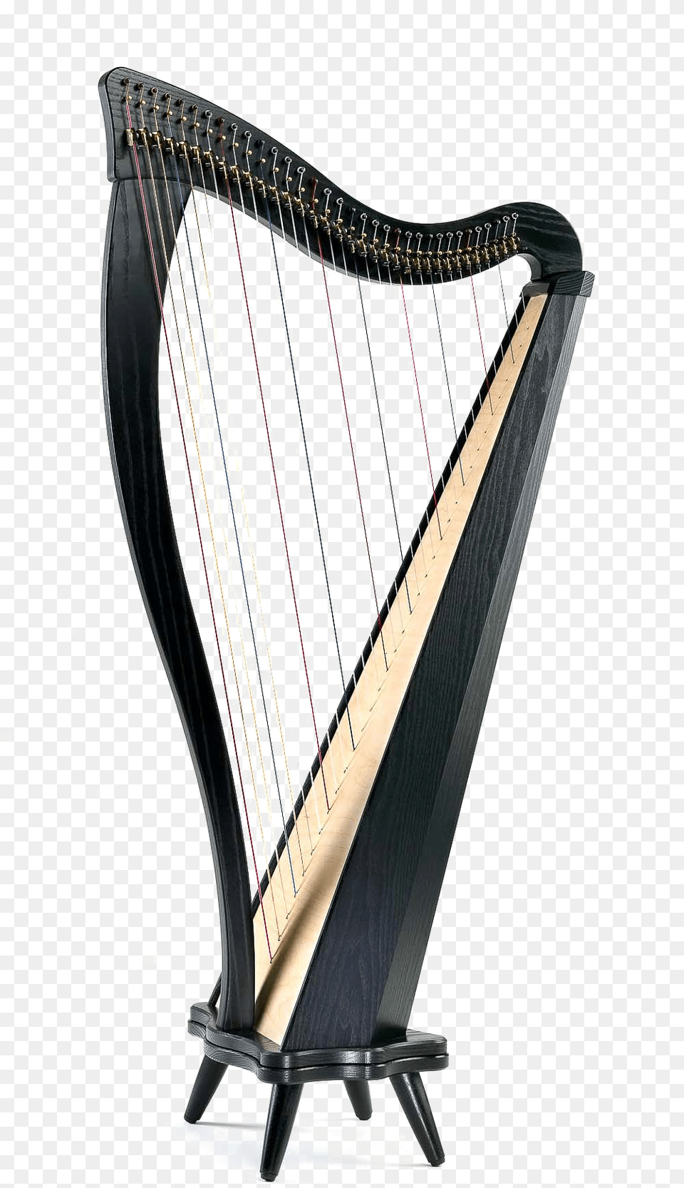 Harp Transparent Dusty Strings Ravenna 34 Black, Musical Instrument, Bridge Free Png