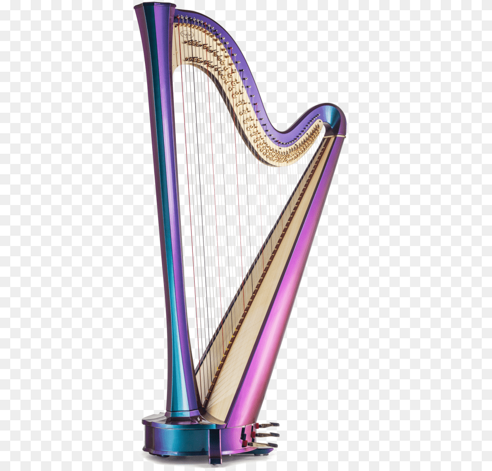 Harp Transparent Salvi Electro Acoustic Harp, Musical Instrument Free Png