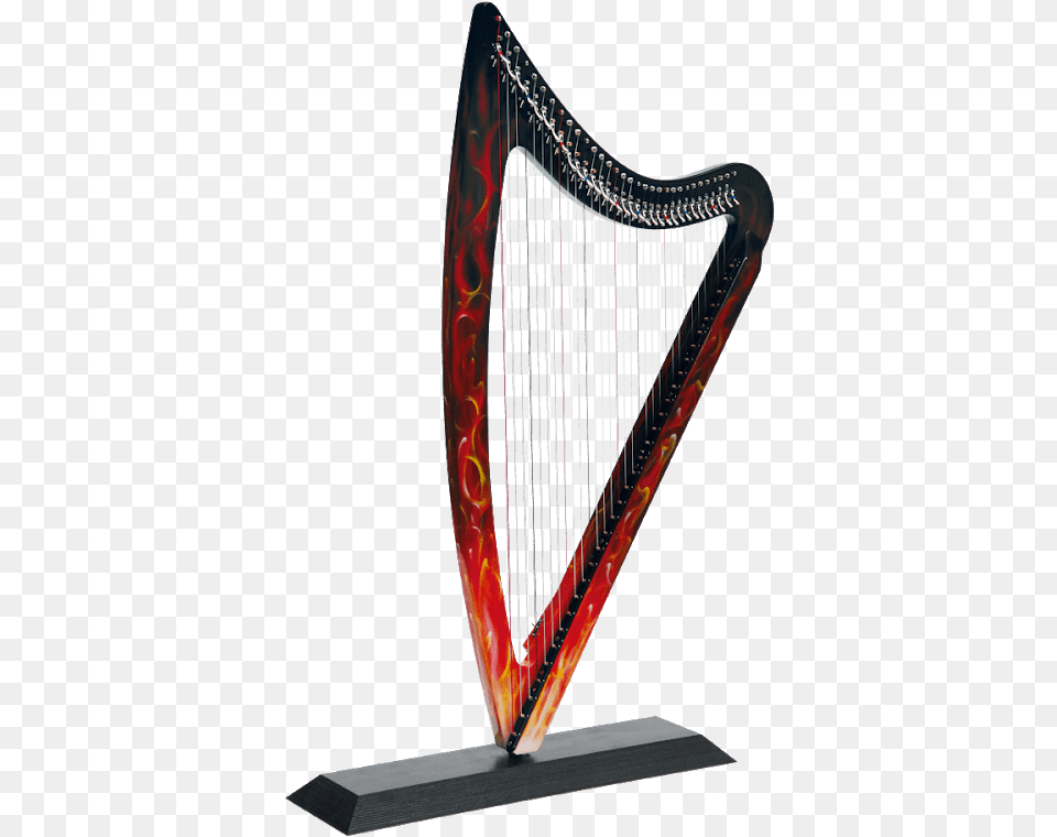 Harpe Camac True Fire Rouge, Musical Instrument, Harp Png