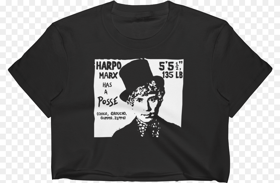 Harpo Marx Has A Posse Harpo Marx T Shirt, T-shirt, Clothing, Person, Man Free Transparent Png