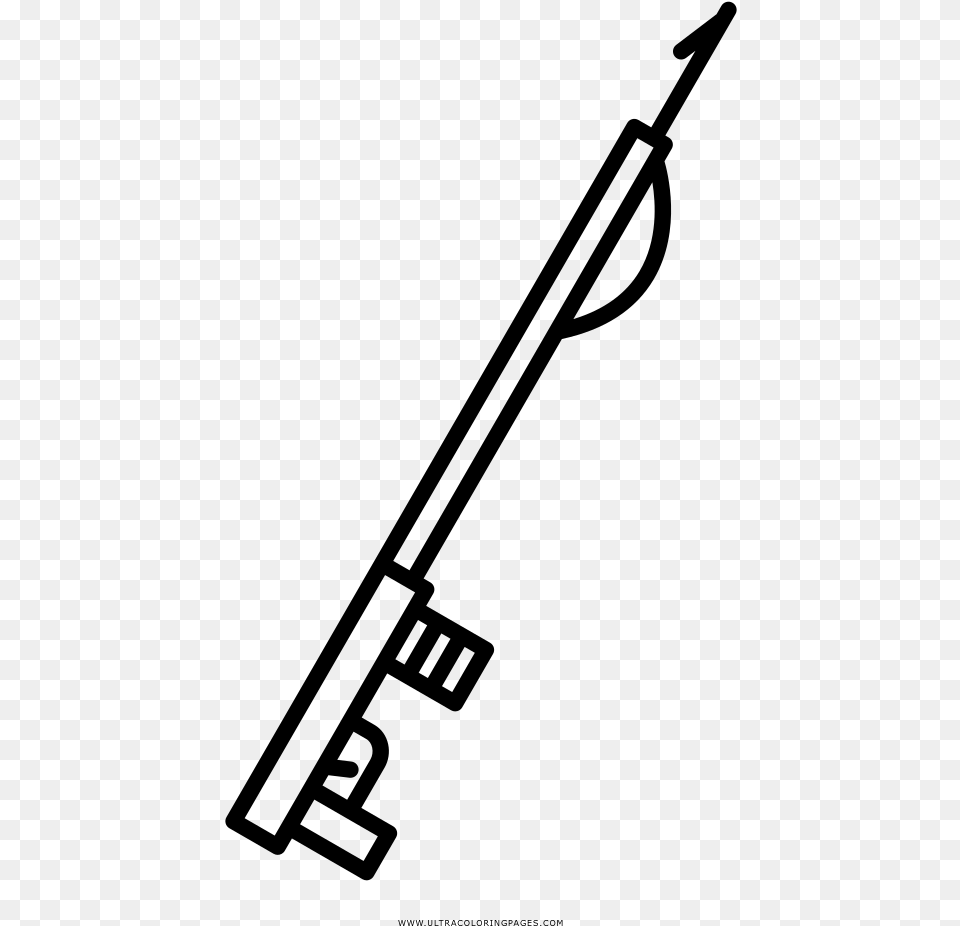 Harpoon Coloring Page, Gray Png