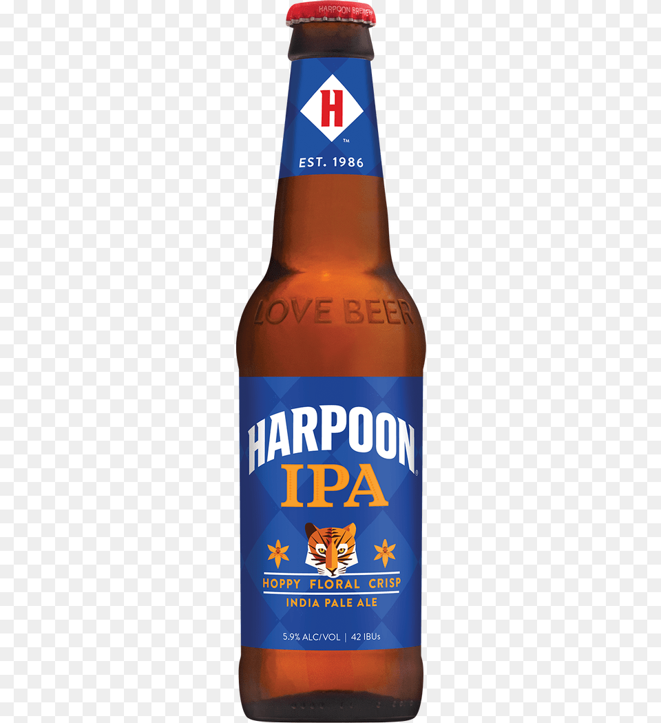 Harpoon Year Round Harpoon India Pale Ale 12 Fl Oz Bottle, Alcohol, Beer, Beer Bottle, Beverage Png