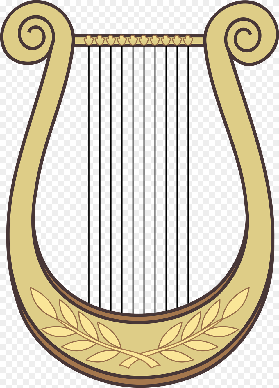 Harps Clipart, Harp, Lyre, Musical Instrument, Disk Free Transparent Png