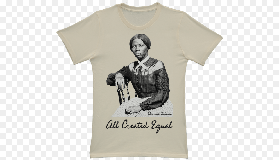 Harriet Tubman Natural Tshirt Harriet Tubman, Clothing, Shirt, T-shirt, Adult Free Transparent Png
