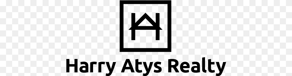 Harry Atys Realtor Logo Sign, Gray Free Png