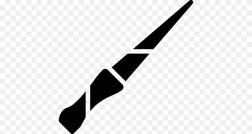 Harry Harrys Potter Solid Wand Icon, Gray Png