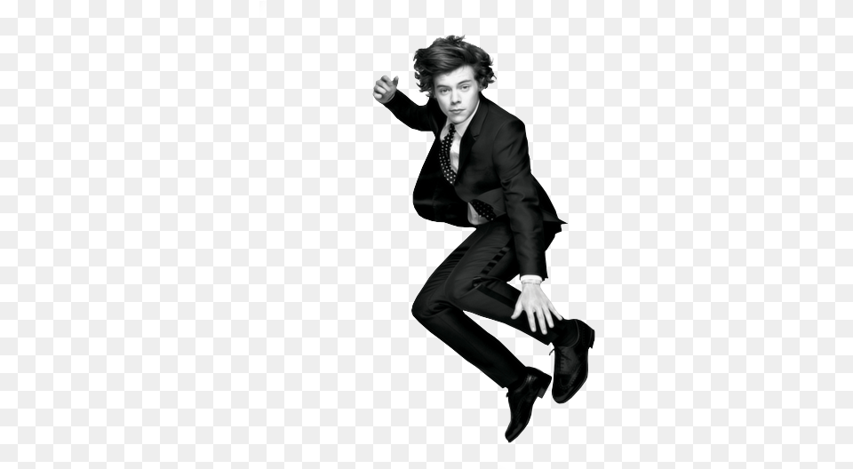 Harry Jumping 4 Joy Yayy Not Bothered To Write A 1d, Finger, Body Part, Clothing, Suit Png Image