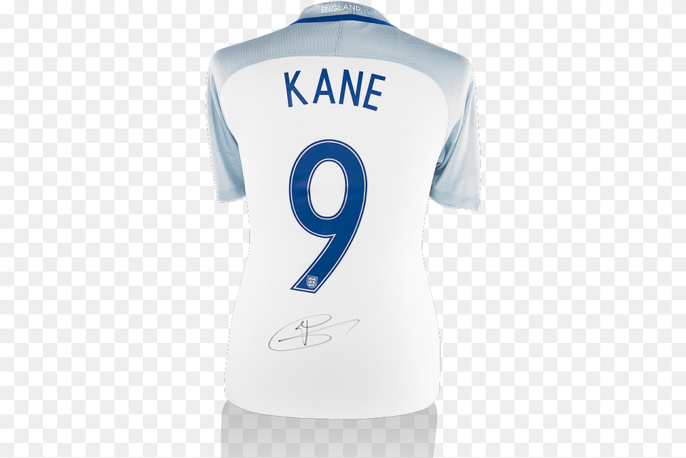 Harry Kane Official England Back Signed 2016 17 Home Sports Jersey, Clothing, Shirt, T-shirt, Text Free Png Download