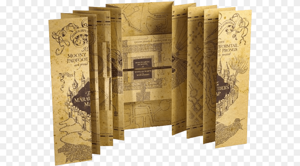 Harry Potter 20th Anniversary Harry Potter 20th Anniversary Harry Potter Marauders Map By Noble Collection, Book, Publication Png