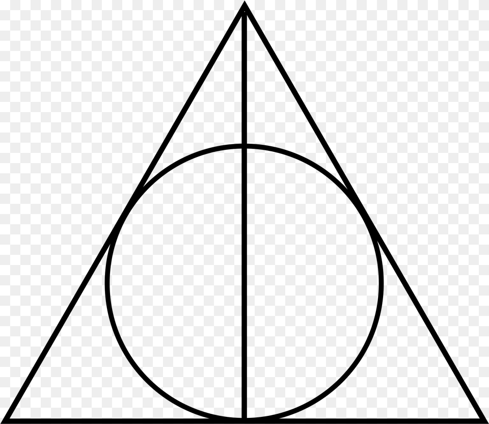 Harry Potter 3 Brueder Symbol Background Harry Potter, Gray Free Transparent Png