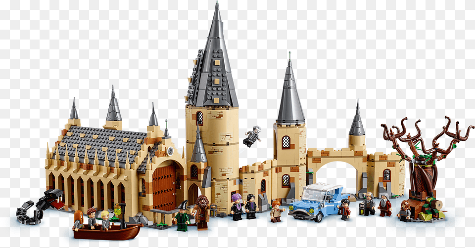 Harry Potter Hogwarts Whomping W Large Lego Harry Potter Sets Architecture, Building, Spire, Tower Free Transparent Png