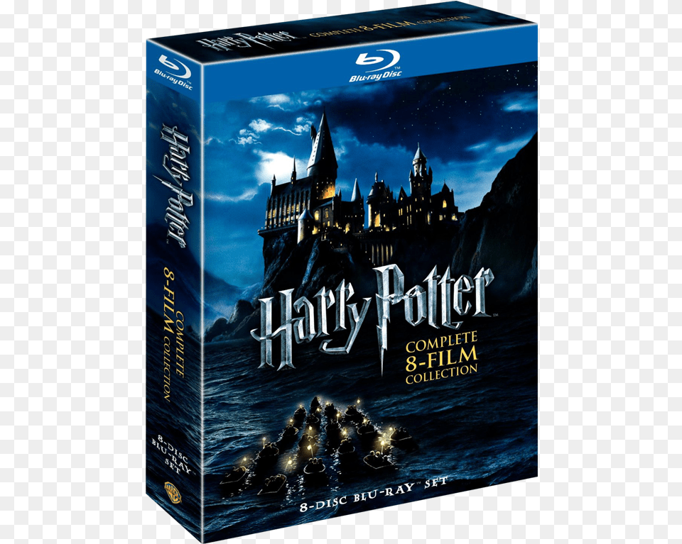 Harry Potter 8 Film Collection Blu Ray Harry Potter And The Deathly Hallows Part Ii 2011, Book, Publication, Novel, Boat Png Image