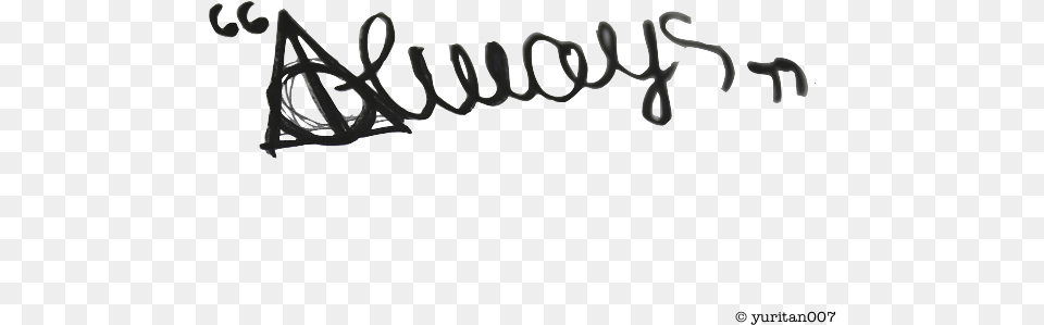 Harry Potter Always, Handwriting, Text Png