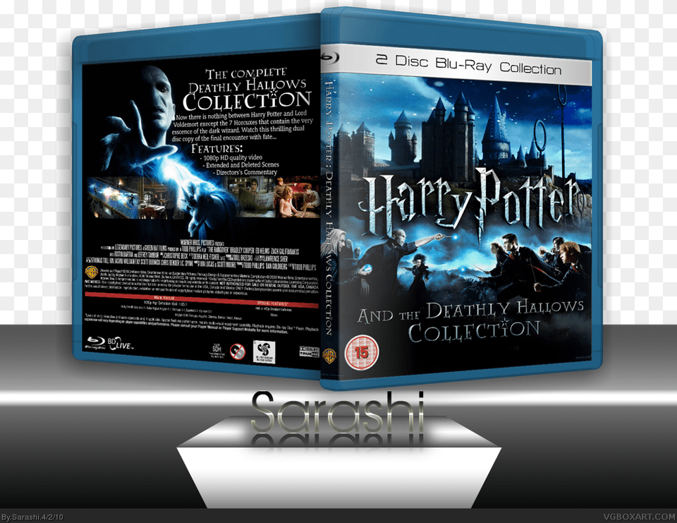 Harry Potter And The Deathly Hallows Collection Box Harry Potter, Advertisement, Poster, Adult, Male Free Png Download