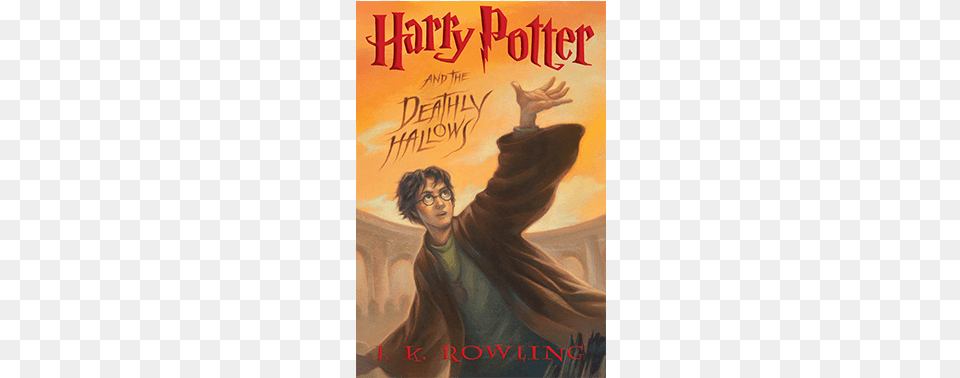 Harry Potter And The Deathly Hallows Harry Potter And The Deathly Hallows By J K Rowling, Book, Novel, Publication, Adult Free Png