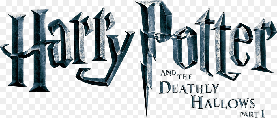 Harry Potter And The Deathly Hallows Part 1 Title, Calligraphy, Handwriting, Text, Book Free Png Download