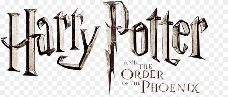 Harry Potter And The Order Of The Phoenix Logo, Calligraphy, Handwriting, Text, Book Free Png Download