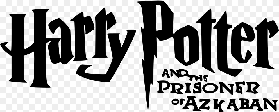Harry Potter And The Prisoner Of Azkaban Title, Gray Free Png Download