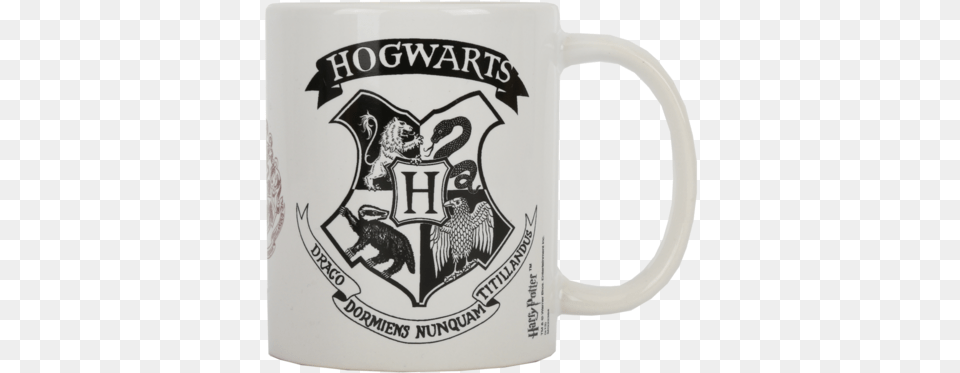 Harry Potter Black Hogwarts Crest Ceramic Mug, Cup, Stein, Beverage, Coffee Free Transparent Png