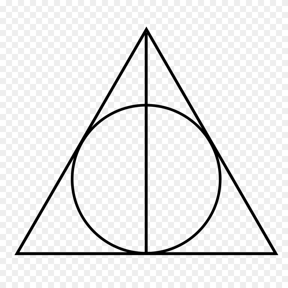 Harry Potter Brueder Symbol, Gray Png