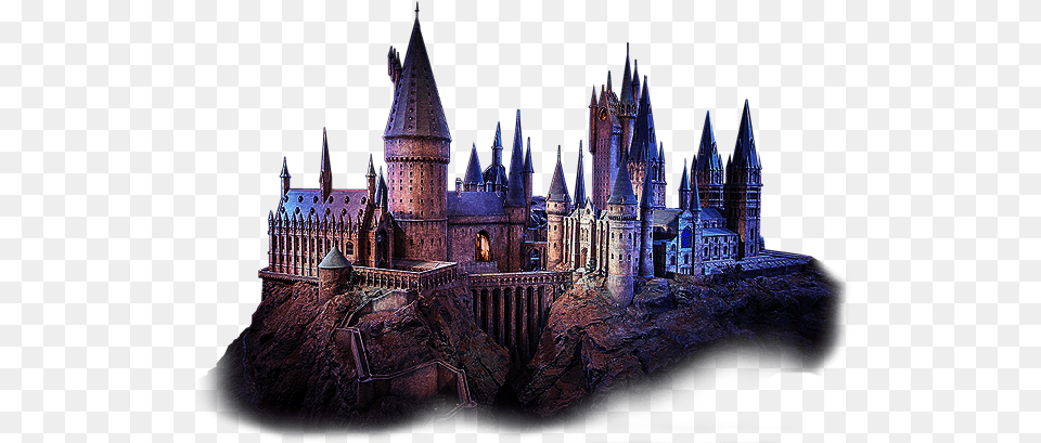 Harry Potter Castle Transparent, Architecture, Building, Tower, Cathedral Free Png Download