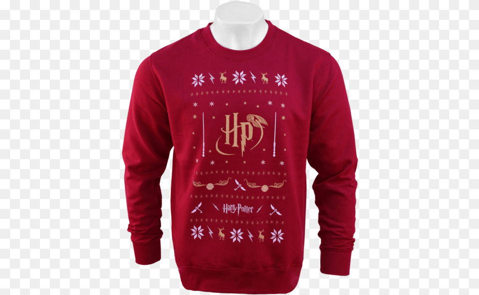 Harry Potter Christmass Gift, Clothing, Hoodie, Knitwear, Sweater Png Image
