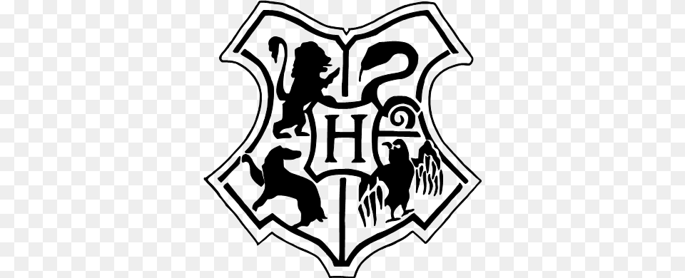 Harry Potter Clipart Black And White, Gray Free Png Download