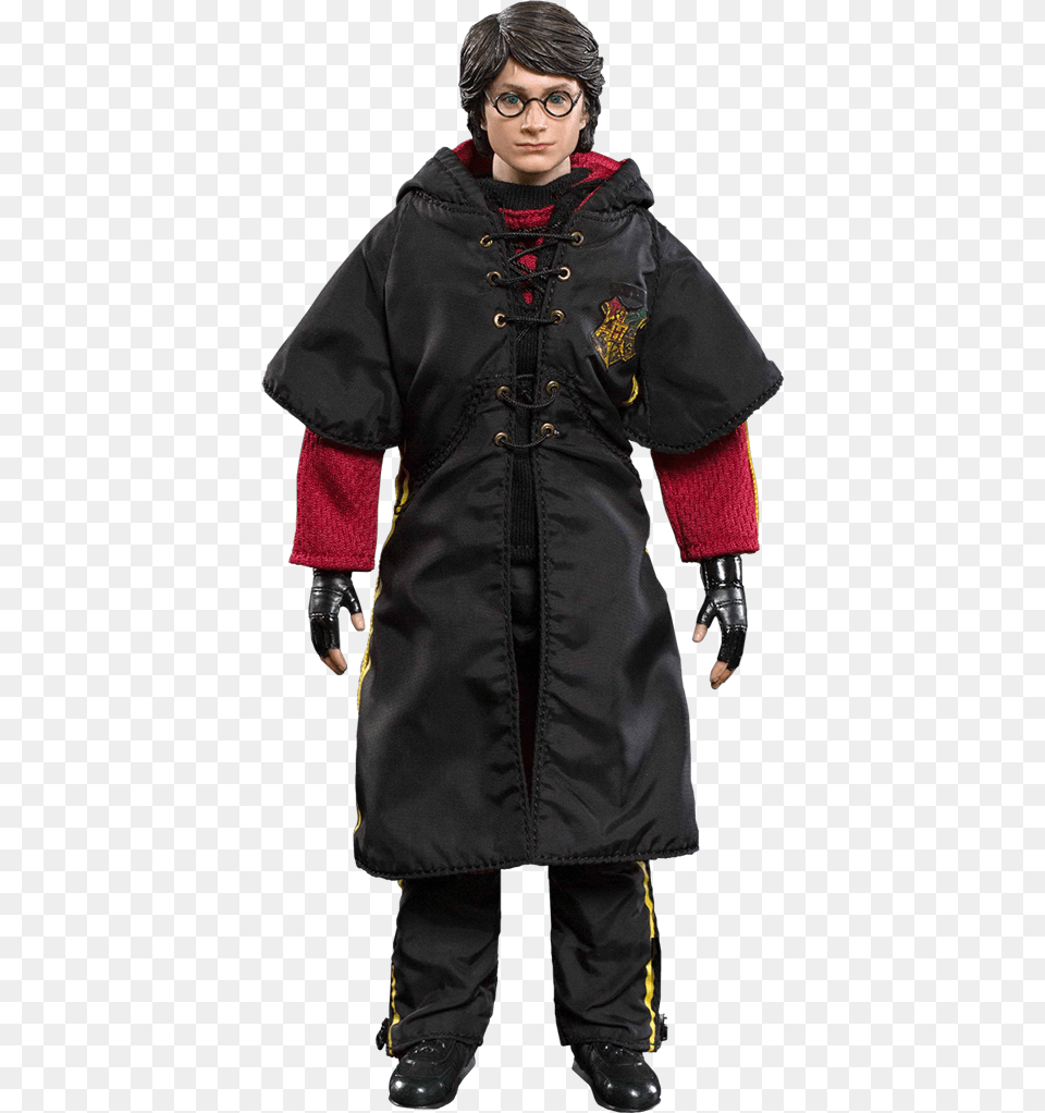 Harry Potter Collectible Figure Harry Potter Tri Wizard Harry Potter And The Goblet Of Fire, Clothing, Coat, Overcoat, Adult Free Png Download