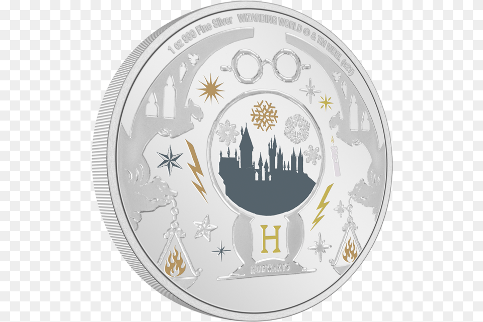 Harry Potter Collections U0026 Ranges New Zealand Mint Coin, Silver, Money, Festival, Hanukkah Menorah Png Image
