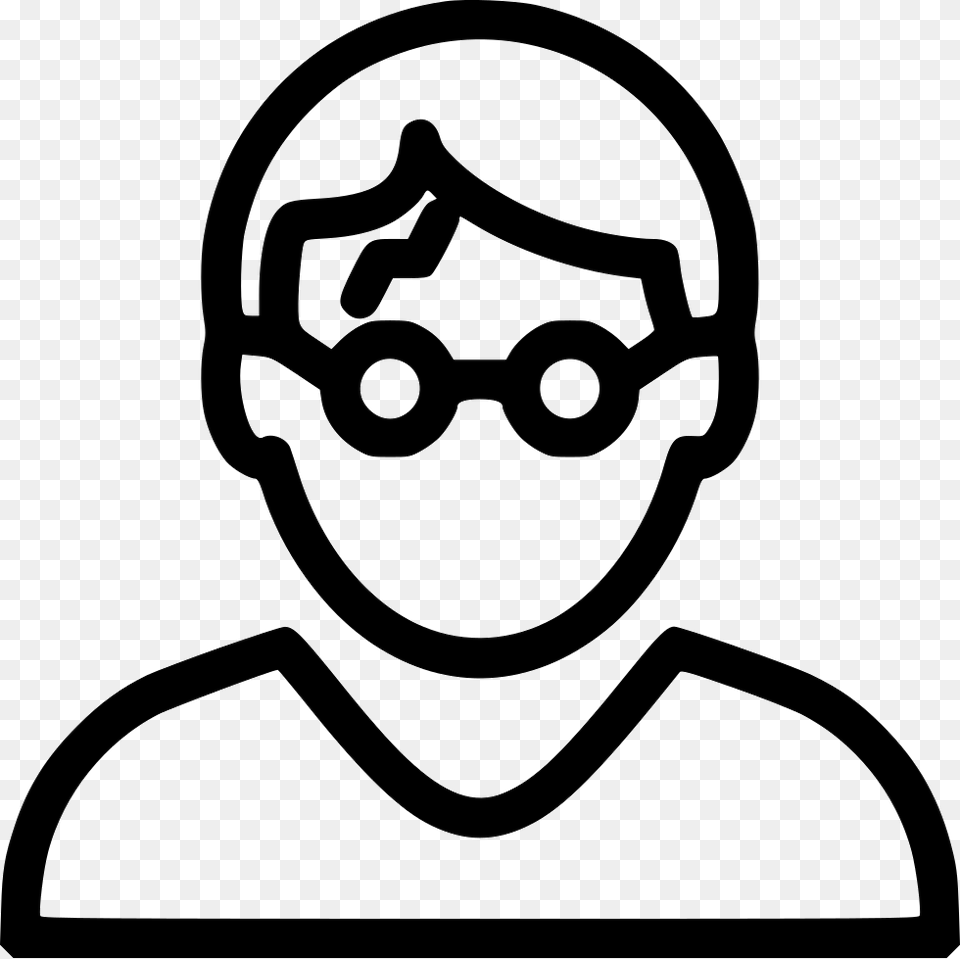 Harry Potter Comments Wizard Outline Harry Potter, Stencil, Accessories, Goggles, Glasses Free Transparent Png